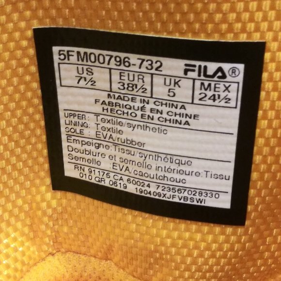 Fila Disruptor Ballistic, Canvas Sneaker/Boot.Size. 7.5 - Picture 9 of 10